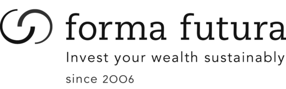 Logo Forma Futura englisch eingegraut
